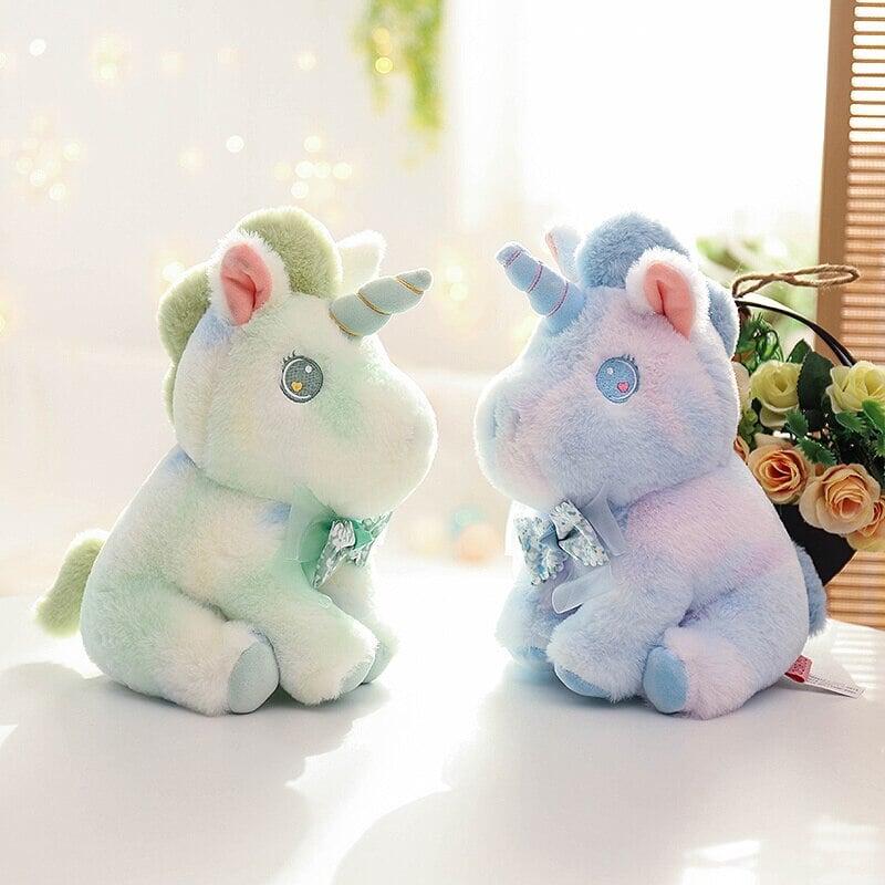 Magical Rainbow Galaxy Unicorn Plushie Set