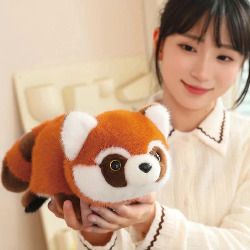 Adorable Reversible Plush: Red Panda to Panda Transformation!