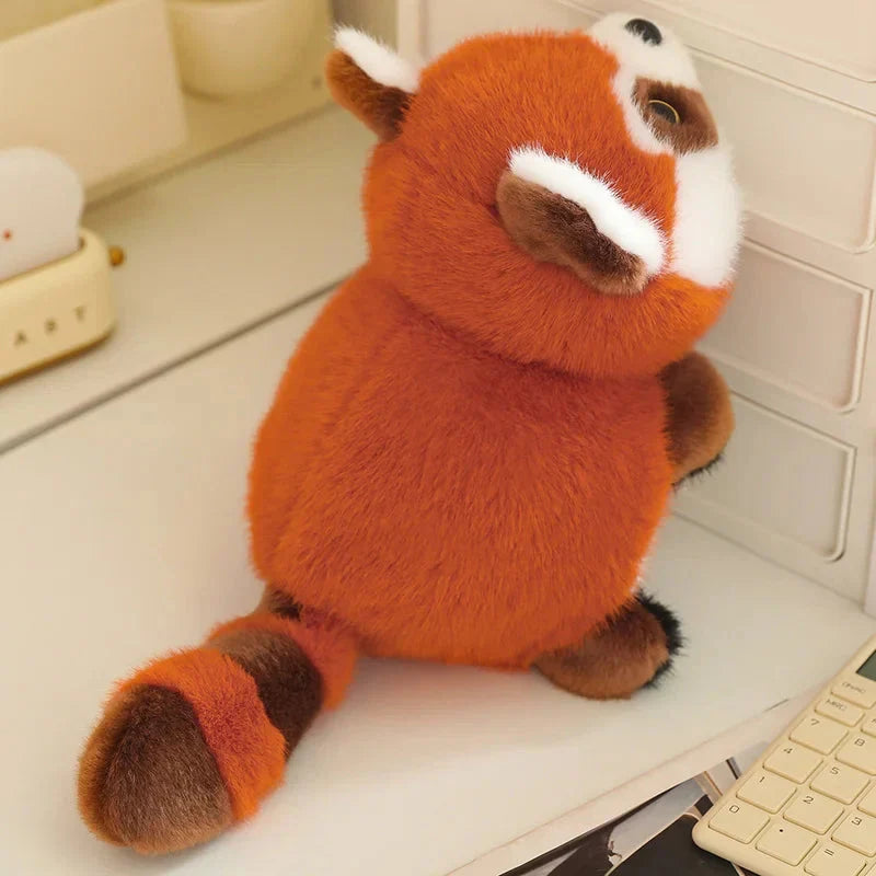 Adorable Reversible Plush: Red Panda to Panda Transformation!