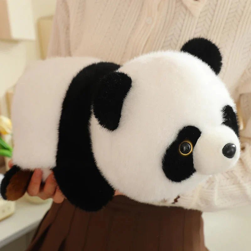 Adorable Reversible Plush: Red Panda to Panda Transformation!
