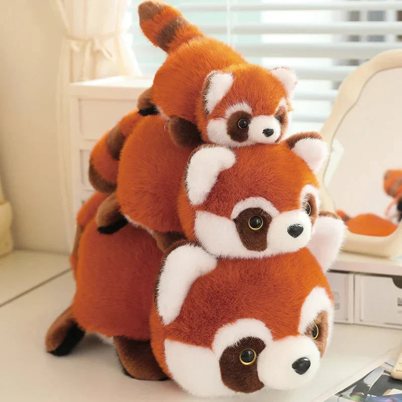 Adorable Reversible Plush: Red Panda to Panda Transformation!