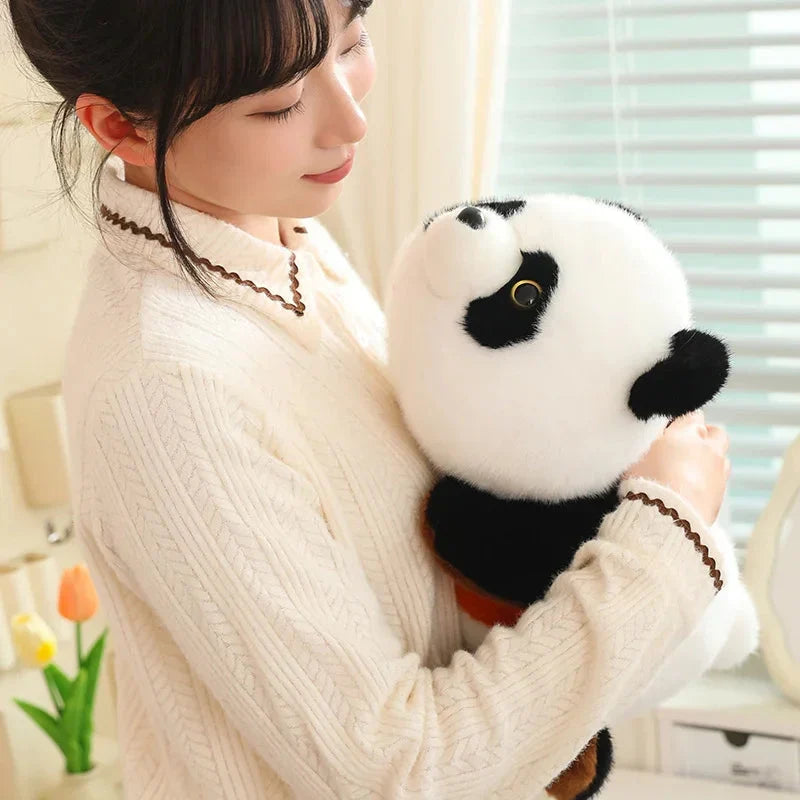 Adorable Reversible Plush: Red Panda to Panda Transformation!