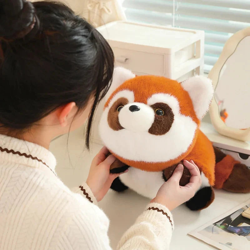Adorable Reversible Plush: Red Panda to Panda Transformation!