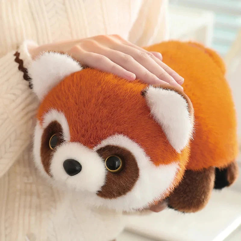 Adorable Reversible Plush: Red Panda to Panda Transformation!