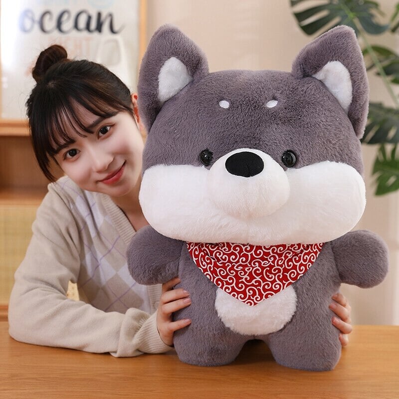 Snuggle Up with Runa and Taro: Adorable Shiba Plushies!