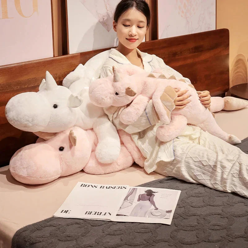 Enchanting Ryoko and Nuri Plushies - Your Adorable Horned Dragon Companions!