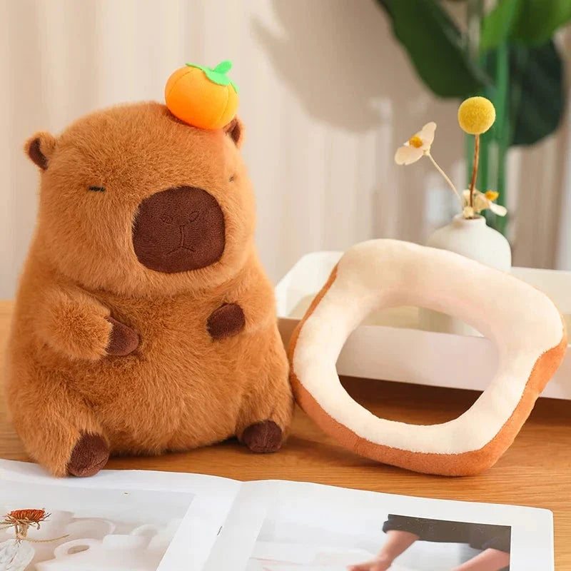Silly Capybara Toast Turtle Snotty Plushie Family