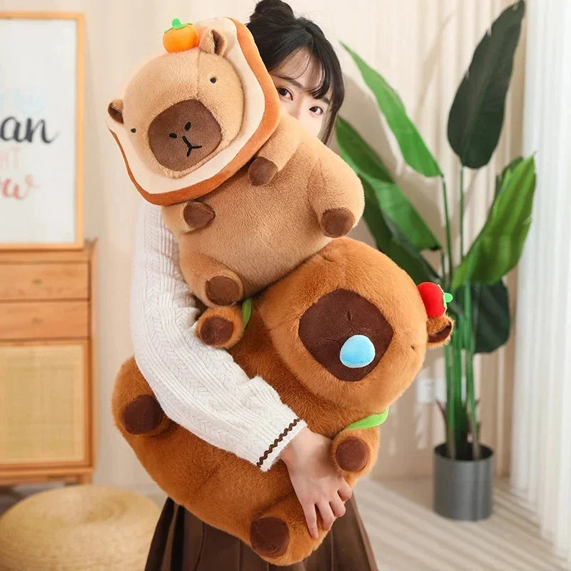Silly Capybara Toast Turtle Snotty Plushie Family