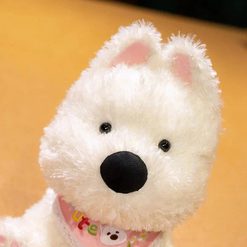 Adorable Skye & Bluey West Highland Terrier Plush Toy