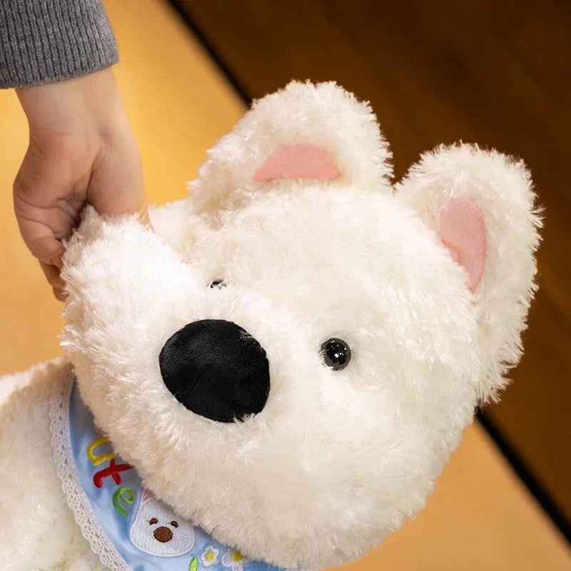 Adorable Skye & Bluey West Highland Terrier Plush Toy