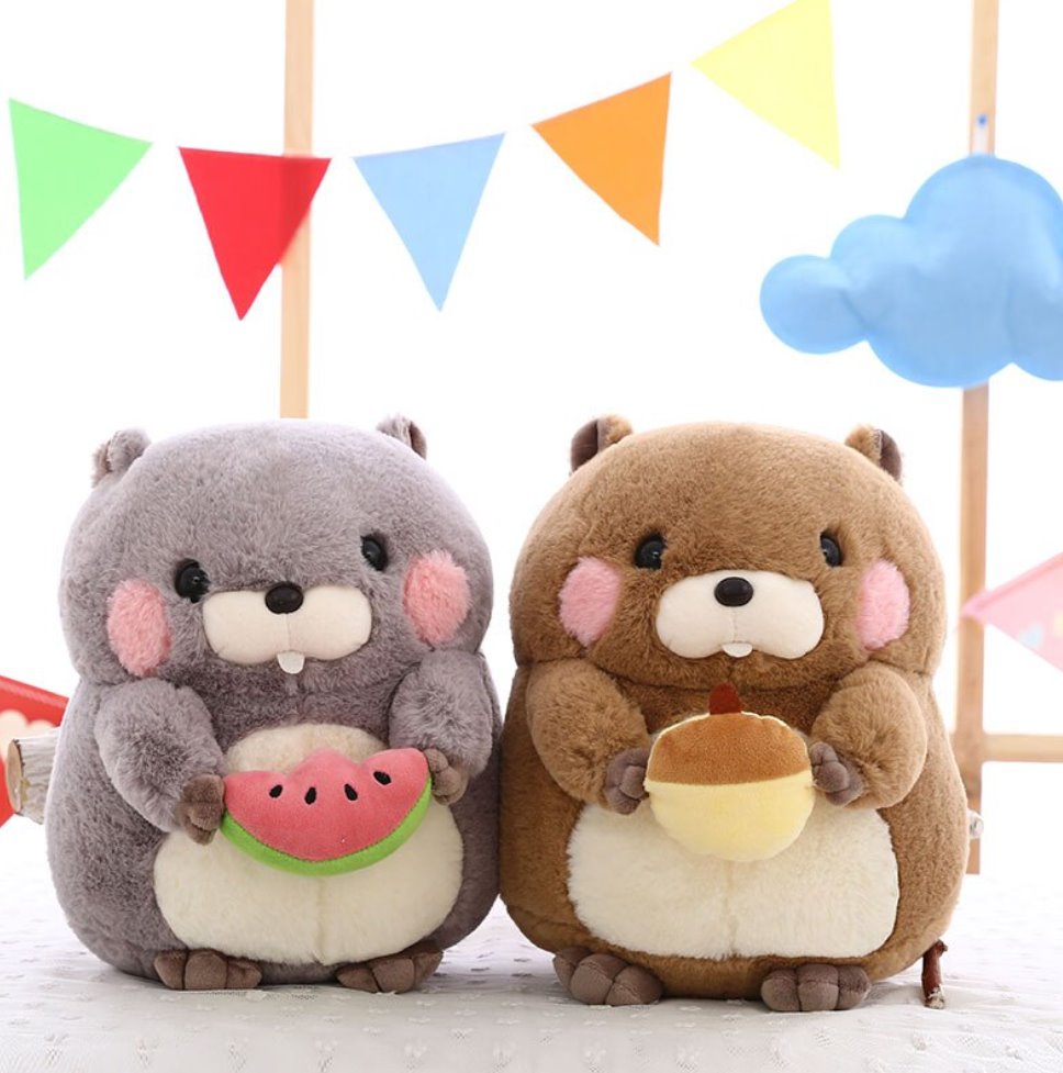 Irresistible Snacking Beaver Plushies | Limited Availability!