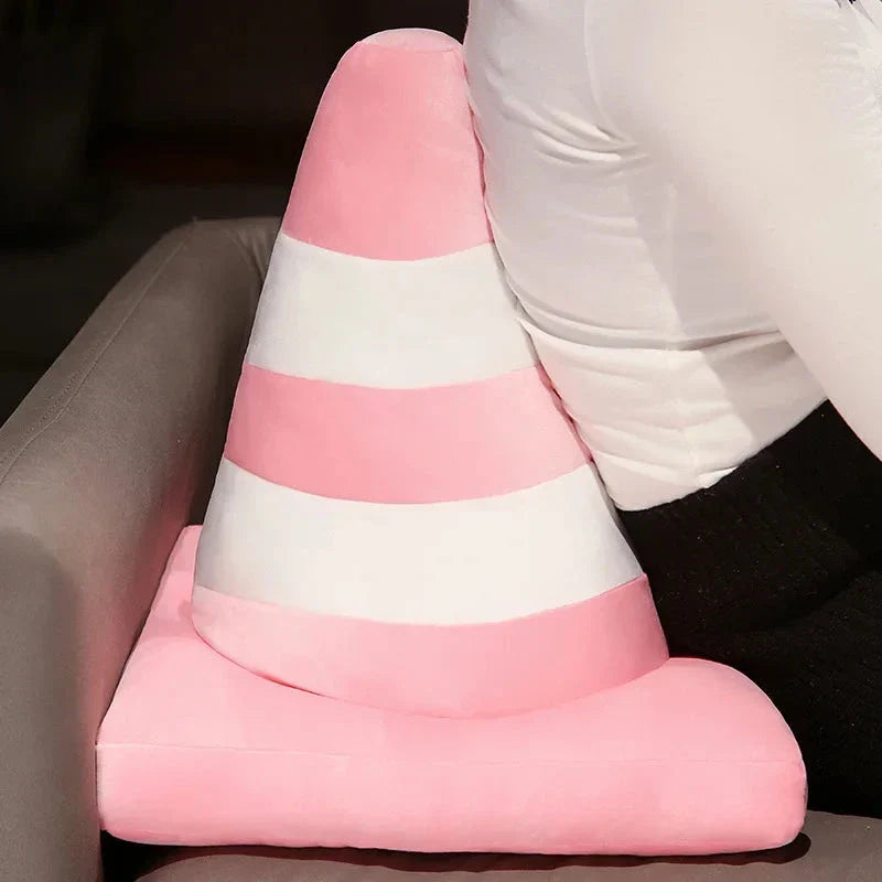 Cuddle-Friendly Plush Traffic Cones