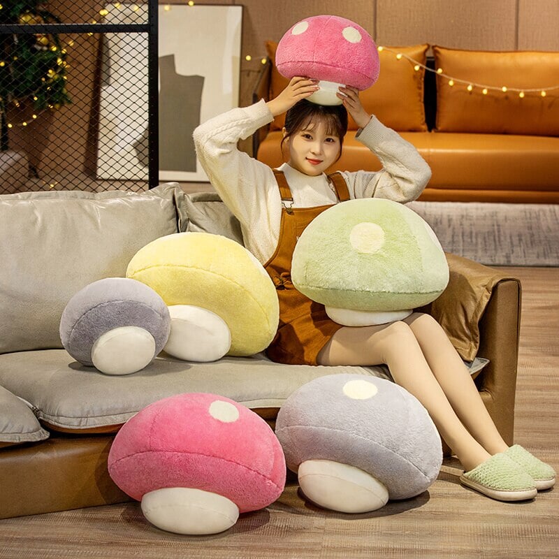 Adorable Spotted Mushroom Plush Toys