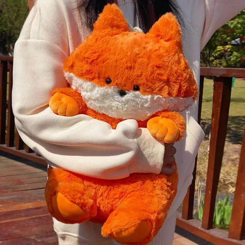 Cuddle Up with our Adorable Squishy Fluffy Animal Squad: Fox, Dino, Bunny, Bear, Pig, and Dog Plushies!