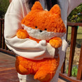 Cuddle Up with our Adorable Squishy Fluffy Animal Squad: Fox, Dino, Bunny, Bear, Pig, and Dog Plushies!