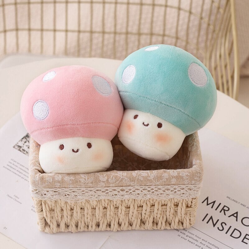 Adorable Squishy Mushroom Plushie Keychains for Extra Cuteness!