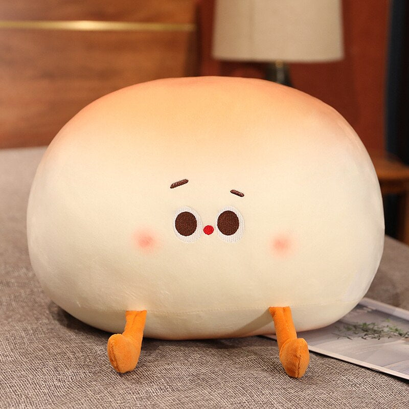 Steamed Round Stuffed Bao Bun Plushie