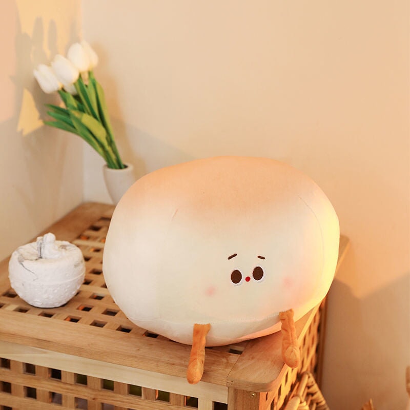 Steamed Round Stuffed Bao Bun Plushie