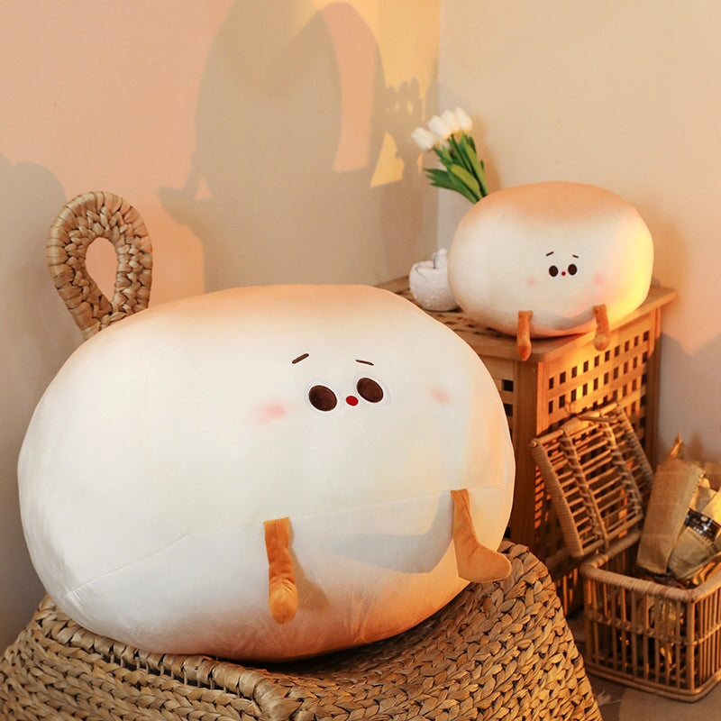 Steamed Round Stuffed Bao Bun Plushie