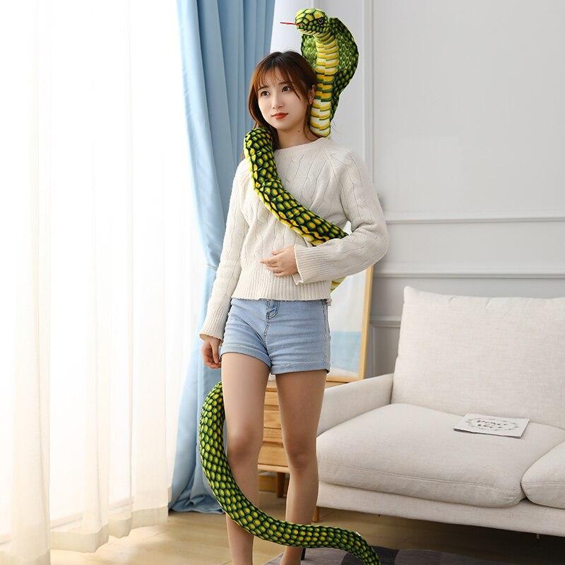Extra Soft 90" Jumbo Snake Plush Toy