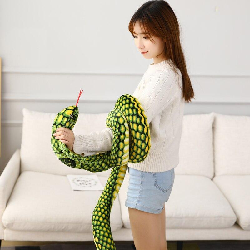 Extra Soft 90" Jumbo Snake Plush Toy