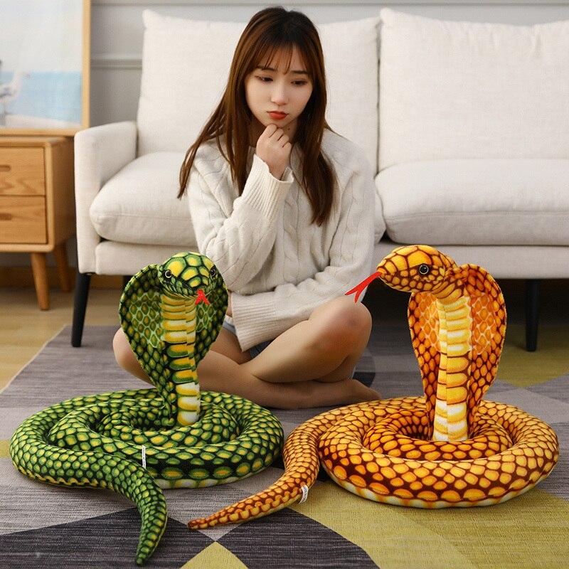Giant 90" Ultra-Plush Snakeskin Cuddle Buddy