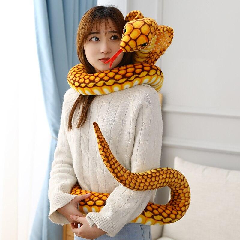 Extra Soft 90" Jumbo Snake Plush Toy