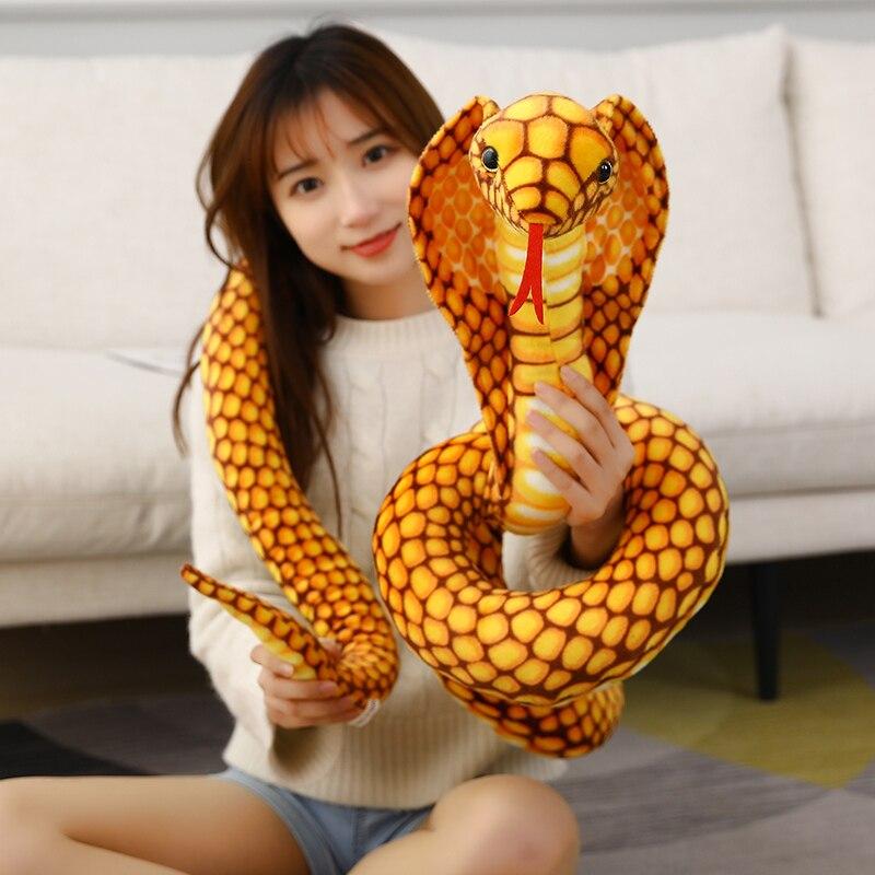 Giant 90" Ultra-Plush Snakeskin Cuddle Buddy