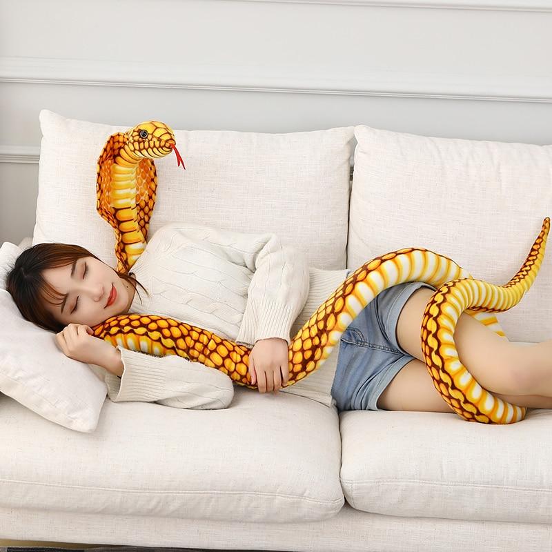 Extra Soft 90" Jumbo Snake Plush Toy