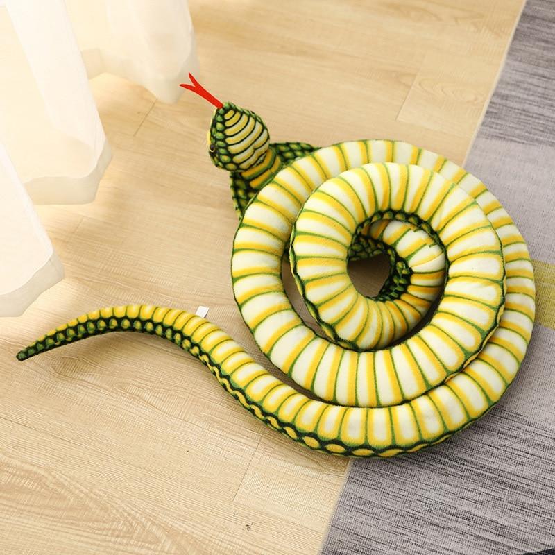 Giant 90" Ultra-Plush Snakeskin Cuddle Buddy