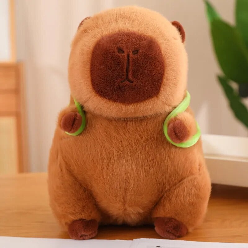 Charming Capybara Turtle Backpack Plushies