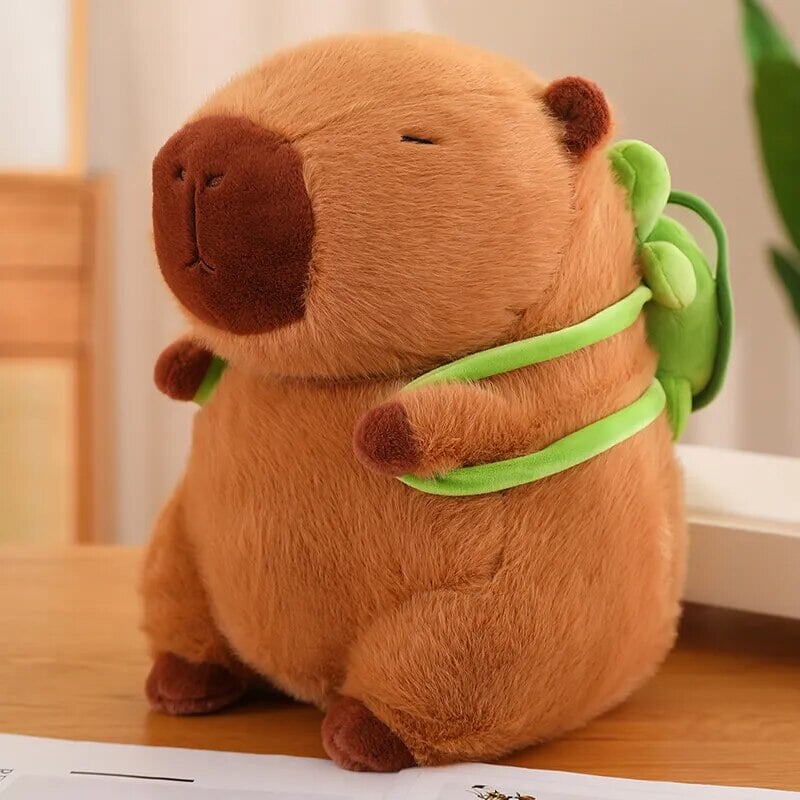 Charming Capybara Turtle Backpack Plushies