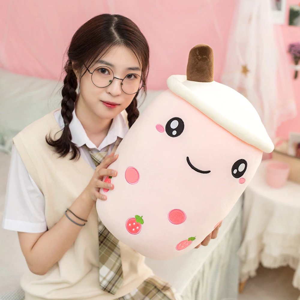 Delightful Bubble Tea Family Plush Fruit Collection
