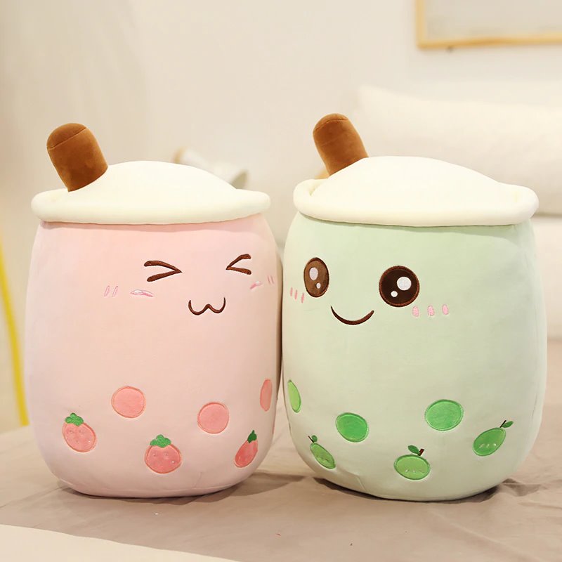 The Bubble Tea Family Fruit Plushies Collection
