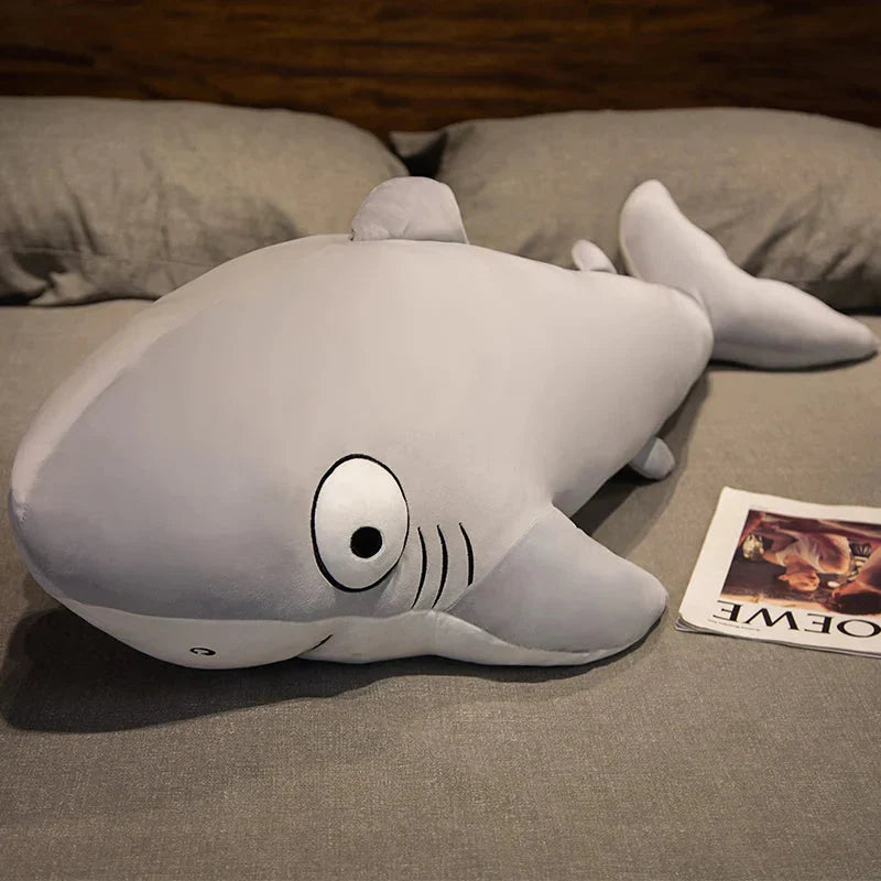 Adorable Cheeky Gray Blue Shark Plush Toys