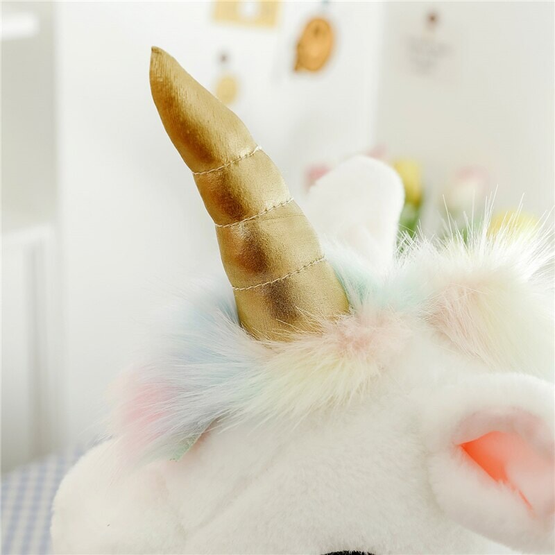 Magical White Unicorn Pony Plush Toy - The Dreamy Companion!