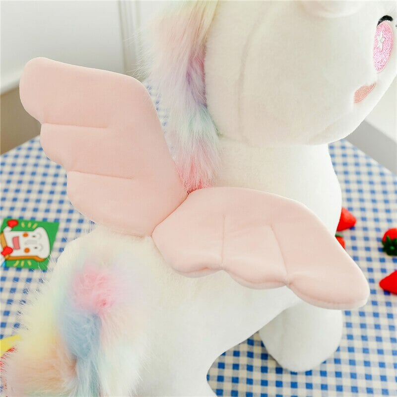 Magical White Unicorn Pony Plush Toy - The Dreamy Companion!