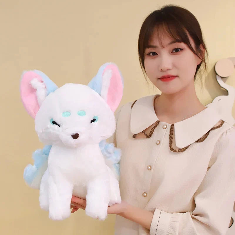 Adorable White Nine-Tailed Fox Plush Toys