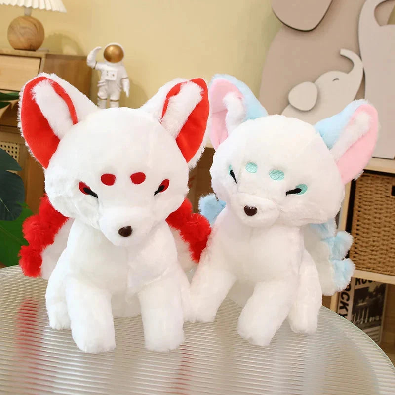 Adorable White Nine-Tailed Fox Plush Toys