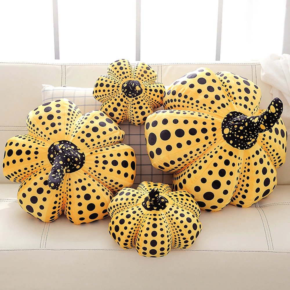 Yayoi Kusama Halloween Pumpkin Plushies