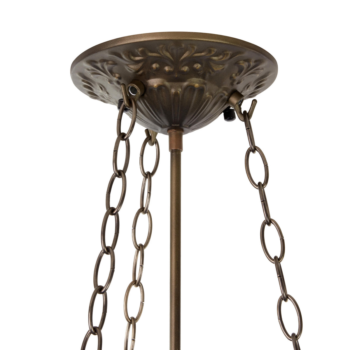 River of Goods Graceful Azura Unique Tiffany Style Shade Pendant Light