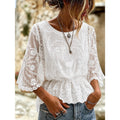 Cosima | Lace Embroidered Blouse