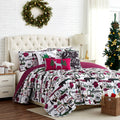 Southshore Fine Linens Merrytown Christmas Quilt Set