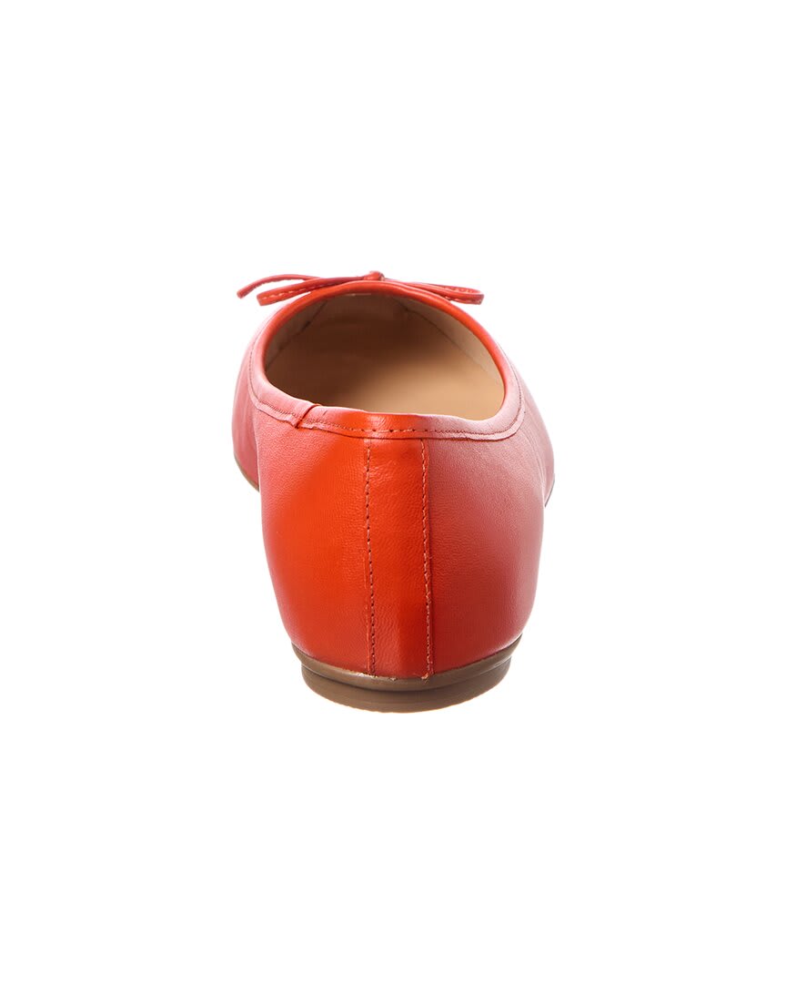 French Sole Emerald Leather Flat