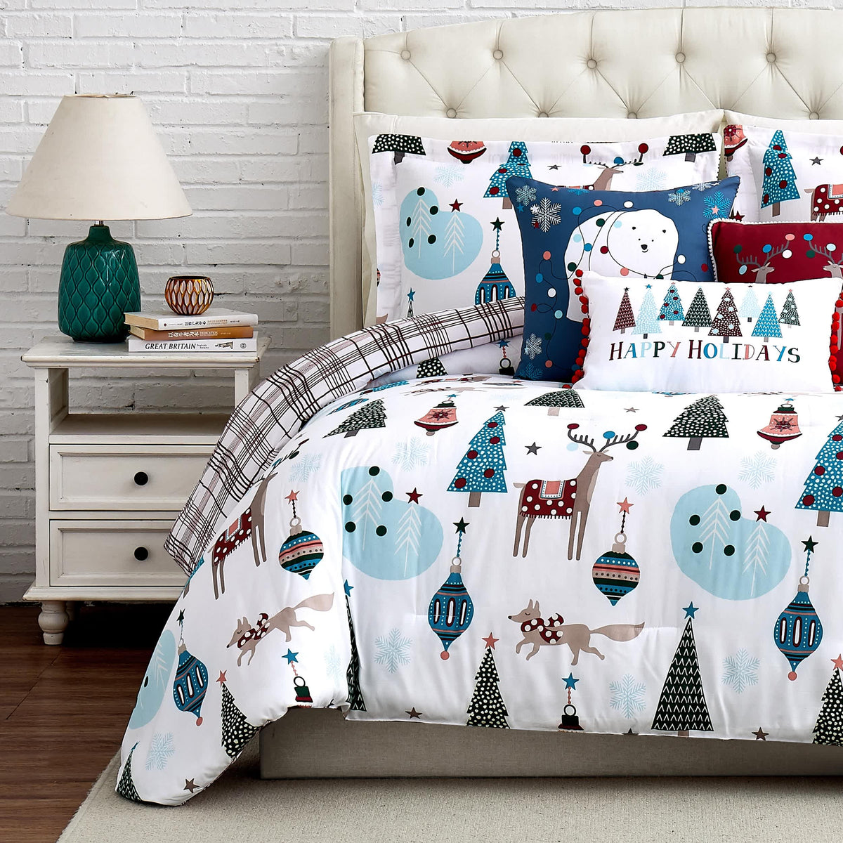 Southshore Fine Linens Winter Woodland 6PC Comforter Set