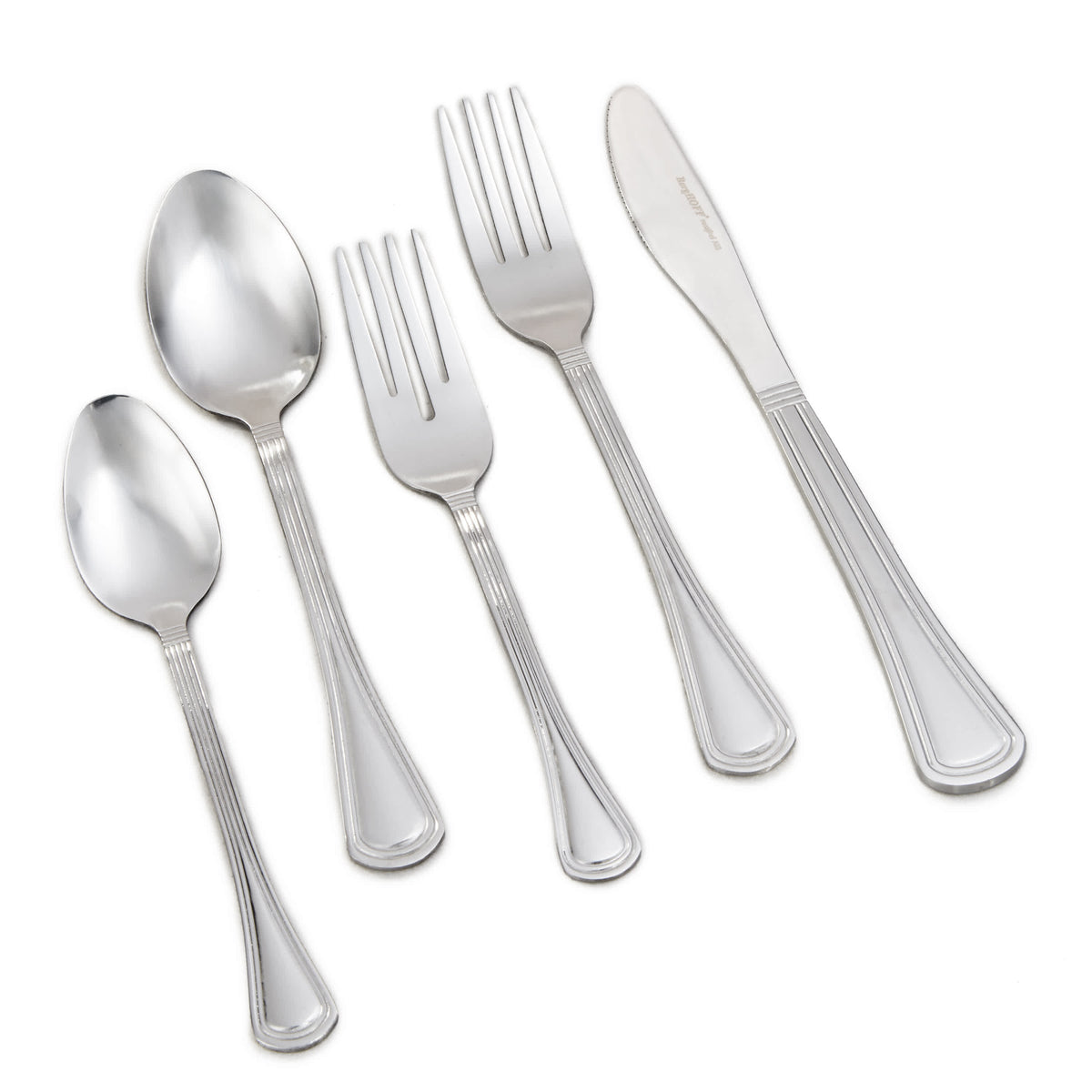 BergHOFF Essentials 20Pc 18/10 Stainless Steel Flatware Set, Polished