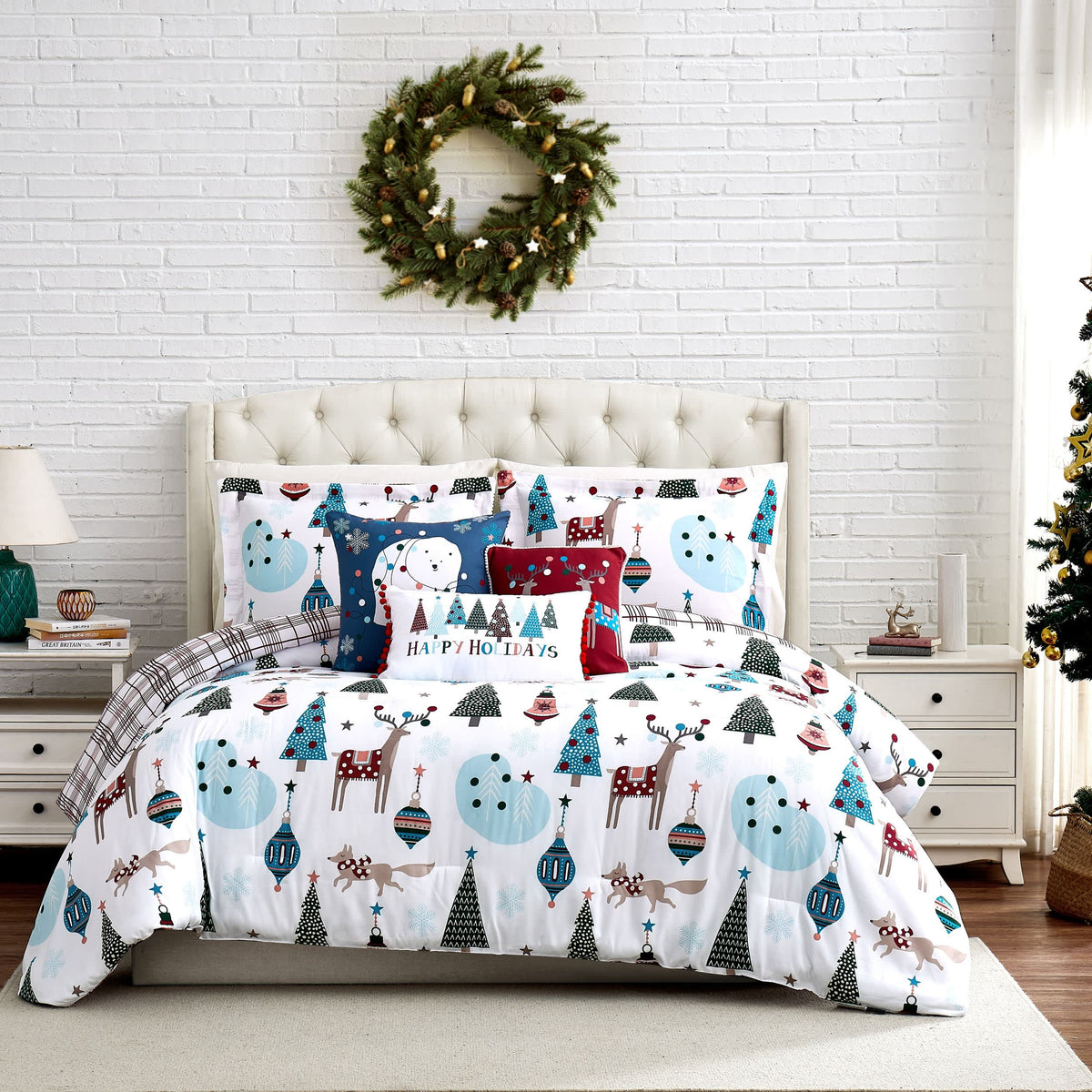 Southshore Fine Linens Winter Woodland 6PC Comforter Set