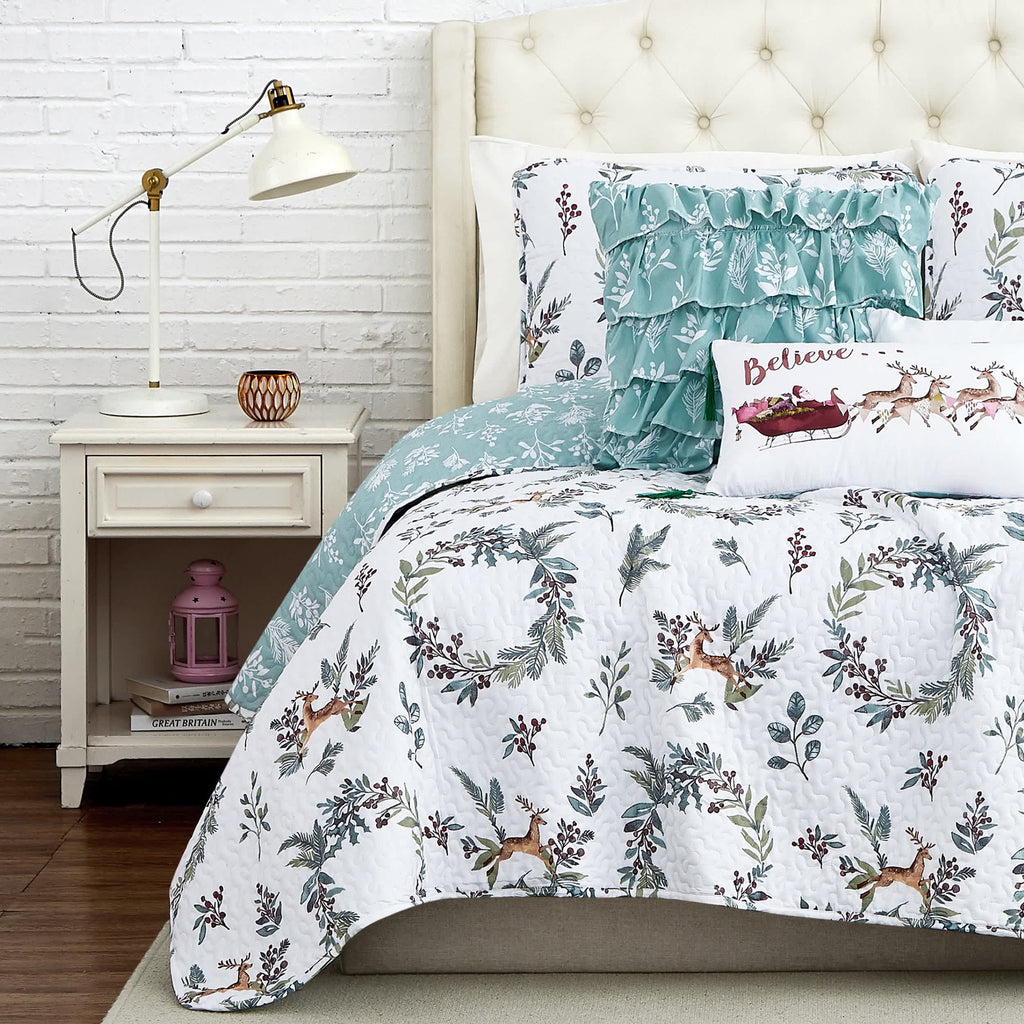 Southshore Fine Linens Happy Holidays 6PC Quilt Set