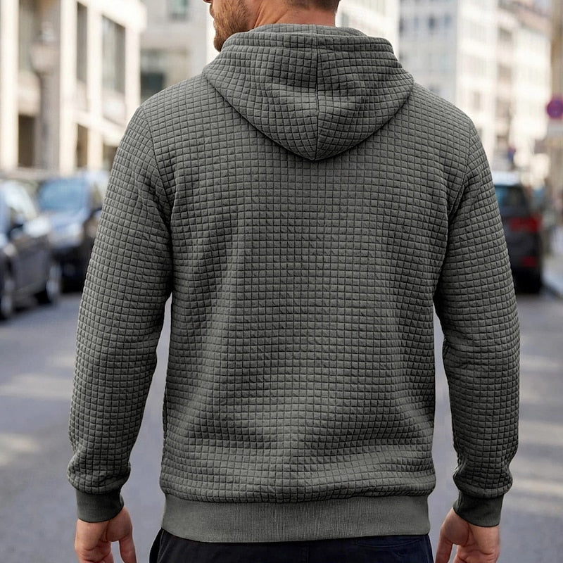Merrick | Strukturierter Kapuzenpullover