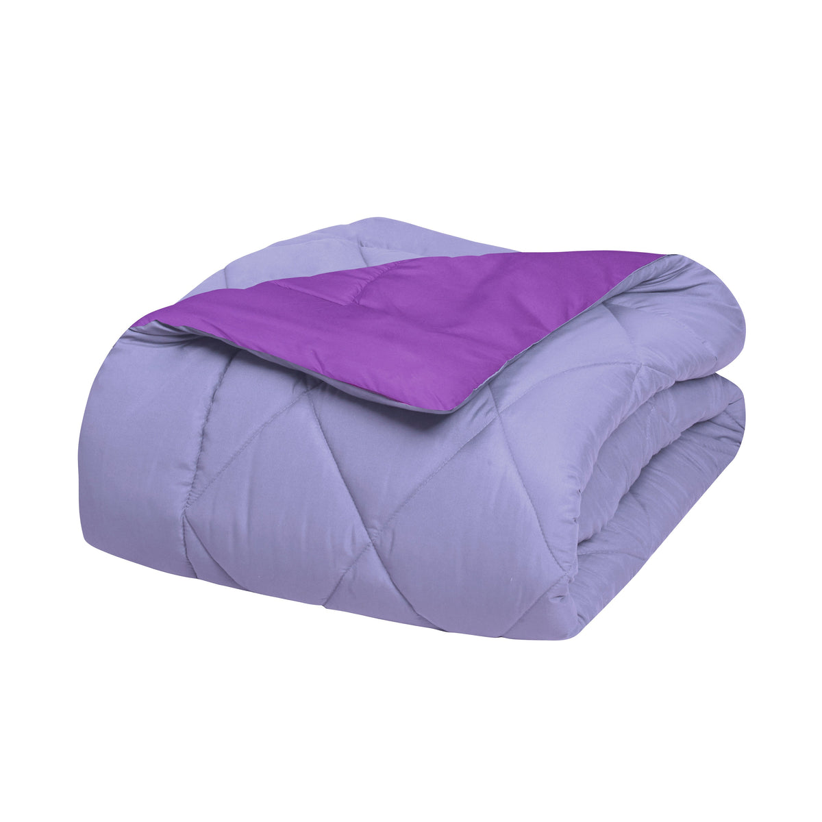 Elegant Comfort 3-Piece Reversible Diamond Stitched Comforter & Shams